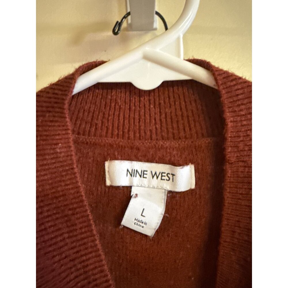 Sleeveless Nine West Top Size L Red - Picture 3 of 5